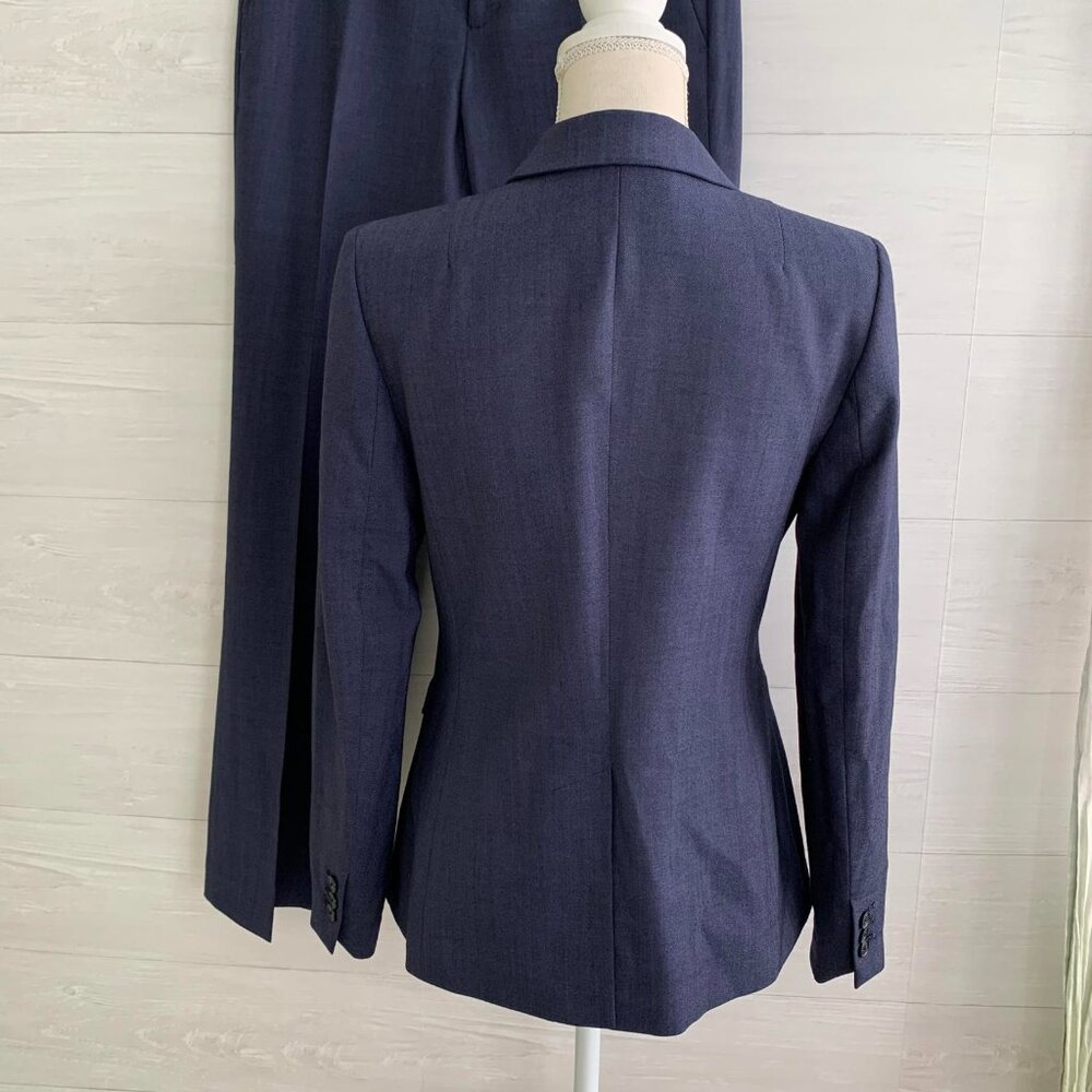 Banana Republic Dark Blue Suit Set - Blazer (Size 4) & Logan Pants (Size 6) - Picture 4 of 8
